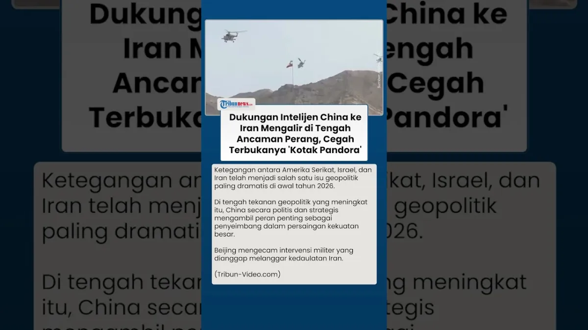 China Dukung Iran dan Serukan Deeskalasi Saat Ketegangan AS-Israel Memanas