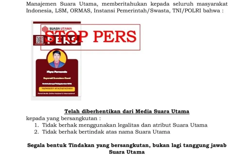 Ziqro Fernando Diberhentikan dari Suara Utama, Ini Penyebabnya
