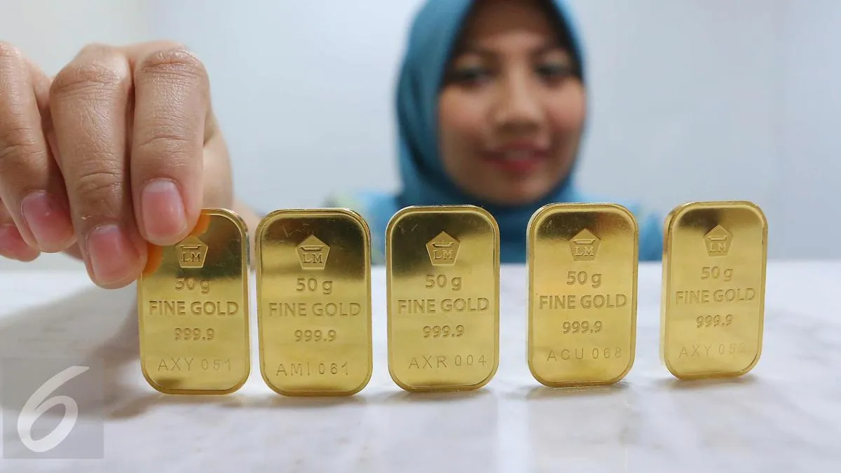 Harga Emas 24 Karat Naik di Antam dan Hartadinata 7 Februari 2026
