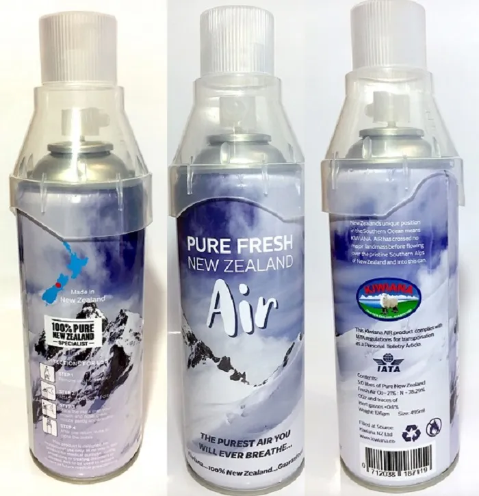 Udara Segar New Zealand Dijual dalam Kaleng, Dibanderol Rp1,4 Juta