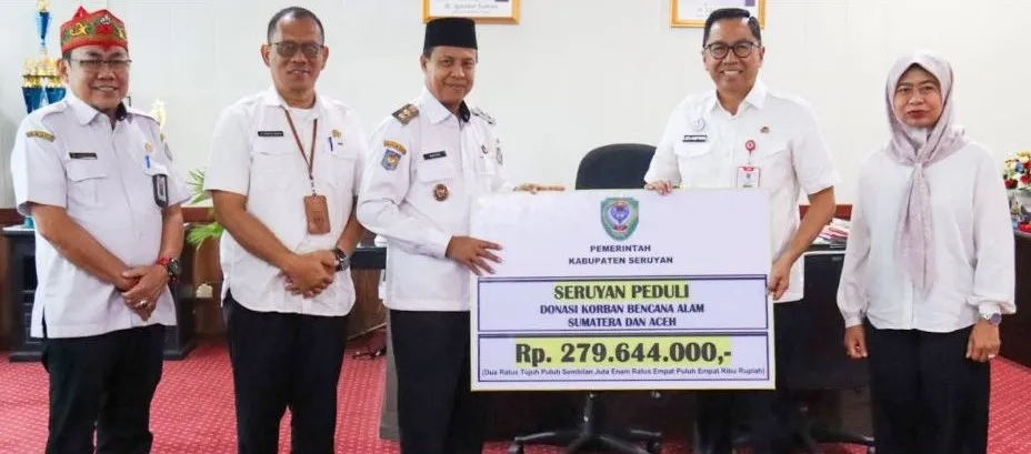 Pemkab Seruyan Salurkan Bantuan untuk Korban Bencana di Sumatera
