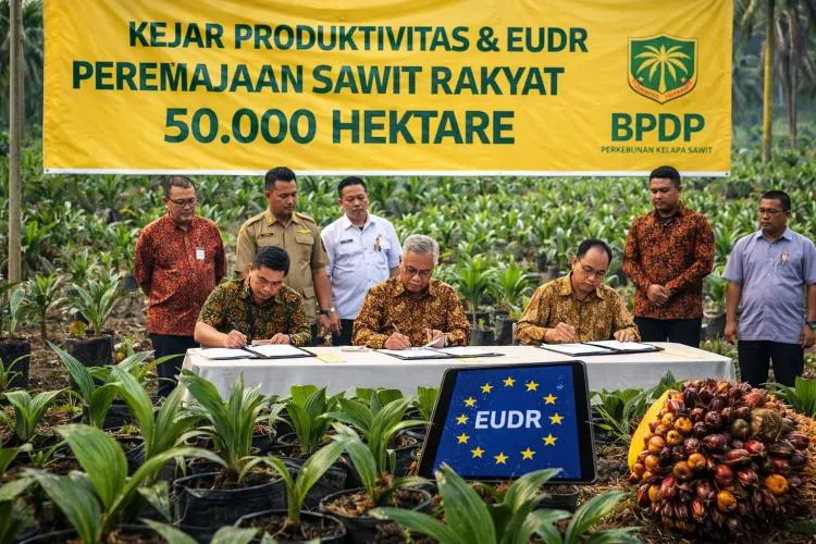 BPDP Targetkan Peremajaan Sawit Rakyat 50.000 Hektare untuk Tingkatkan Produktivitas