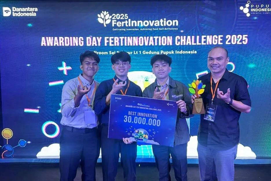 Mahasiswa Teknik Elektro USK Raih Best Innovation di FertInnovation Challenge 2025