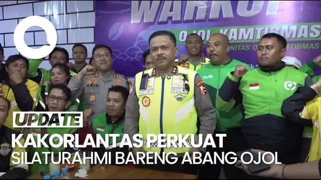 Kakorlantas Dengarkan Aspirasi Pengemudi Ojol di Kota Batu