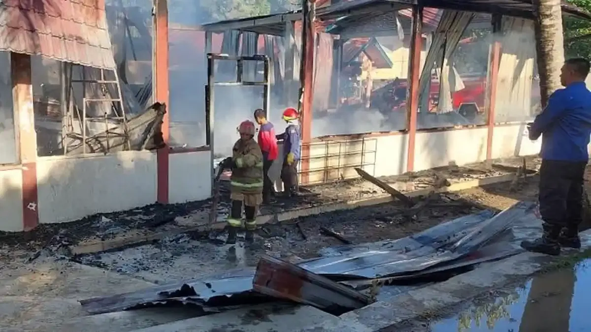 Tiga Ruang Asrama Siswi di SMA Modal Bangsa Terbakar