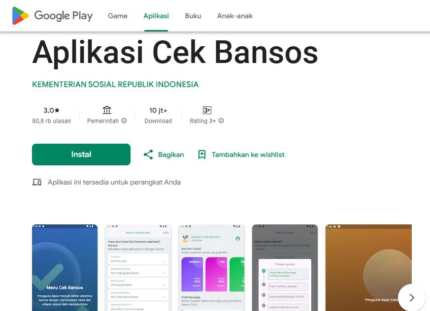 Panduan Cek Status Bansos 2026 Melalui Aplikasi Kemensos