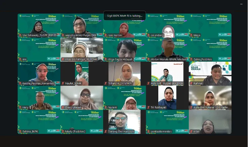 Webinar RIBK, JKN, dan SPM Kesehatan: Meningkatkan Pemahaman Kebijakan Kesehatan Nasional