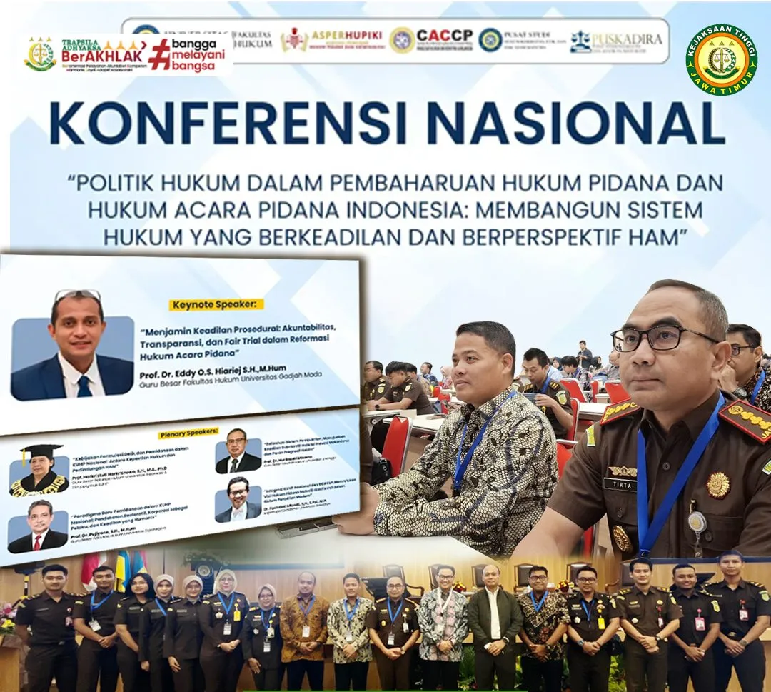 Konferensi Nasional FH UNAIR Bahas Reformasi KUHP-KUHAP Berperspektif HAM