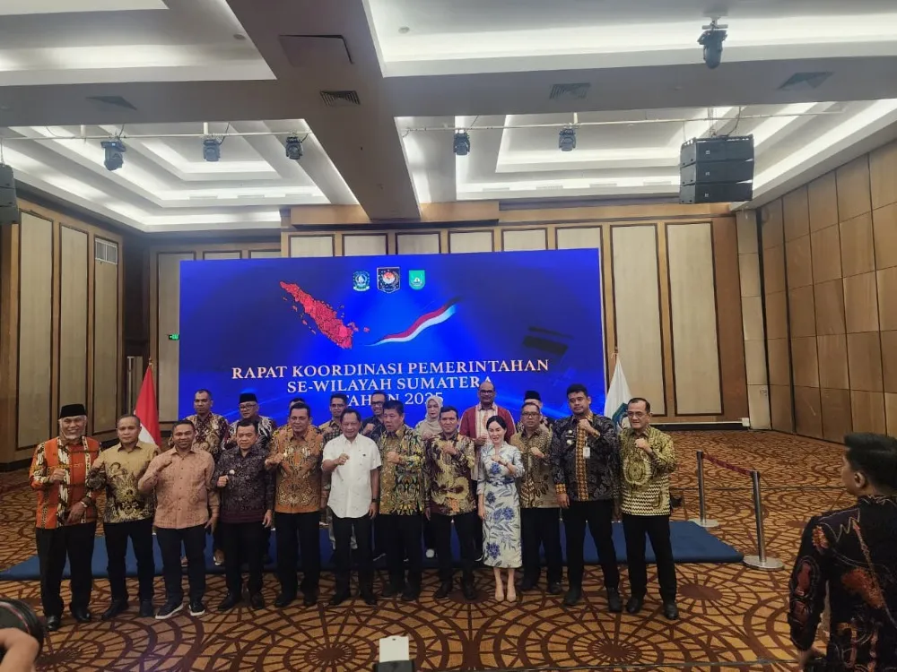 Wagub Aceh Ikuti Rakor Pemda Sumatera Bahas Kamtibmas 2025