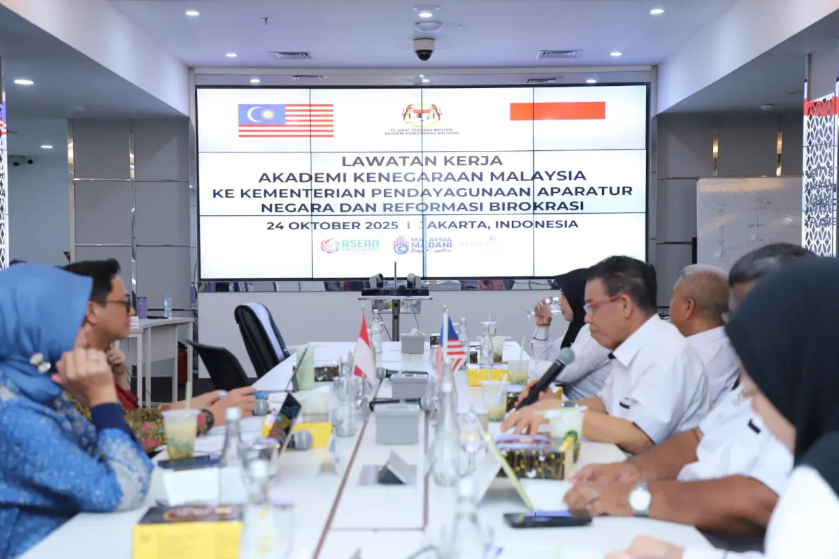 Kementerian PANRB Terima Kunjungan Delegasi Akademi Kenegaraan Malaysia untuk Bahas Reformasi Birokrasi