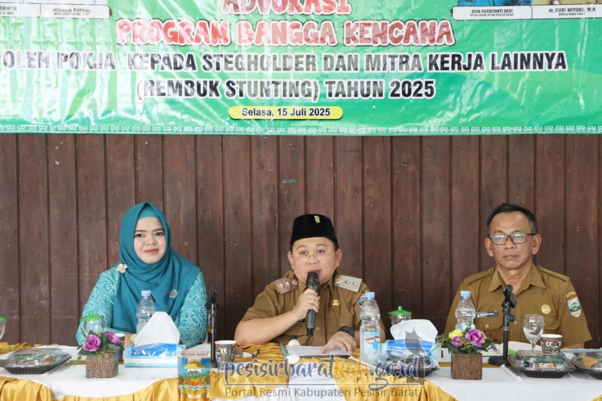 Irawan Topani Ajak Kolaborasi Turunkan Stunting di Pesisir Barat