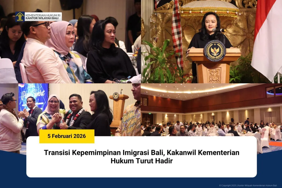 Serah Terima Jabatan Pimpinan Imigrasi Bali untuk Tingkatkan Kinerja