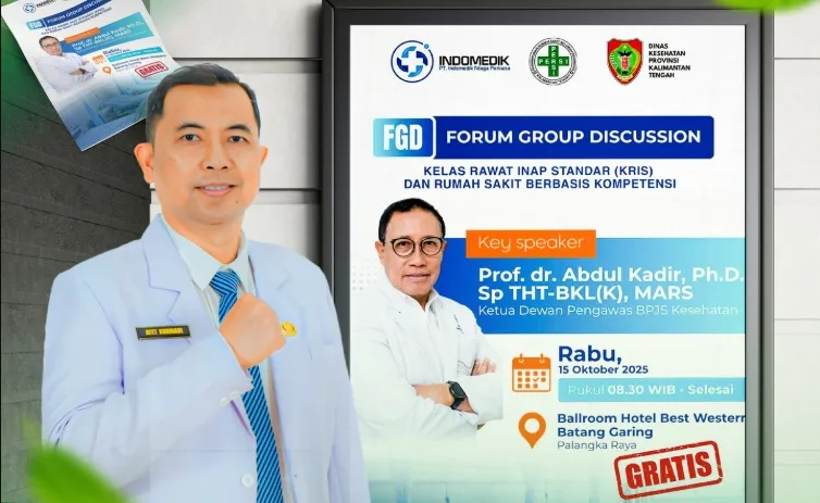 Direktur RSUD Hanau Ikuti FGD KRIS Dukung Transformasi Sistem Kesehatan Nasional