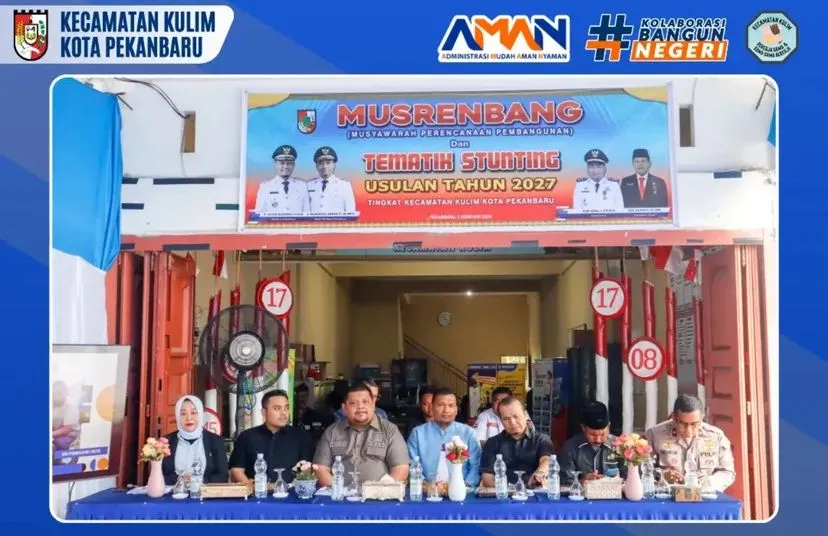 Musrenbang Kecamatan Kulim Susun Program 2027, 190 Usulan Warga Didominasi Semenisasi Jalan dan Drainase