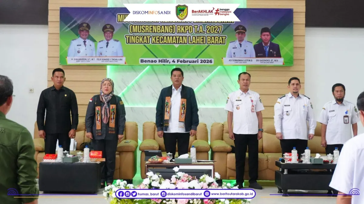 Wabup Barito Utara Dorong Kerja Cerdas dan Transparansi di Musrenbang Lahei Barat