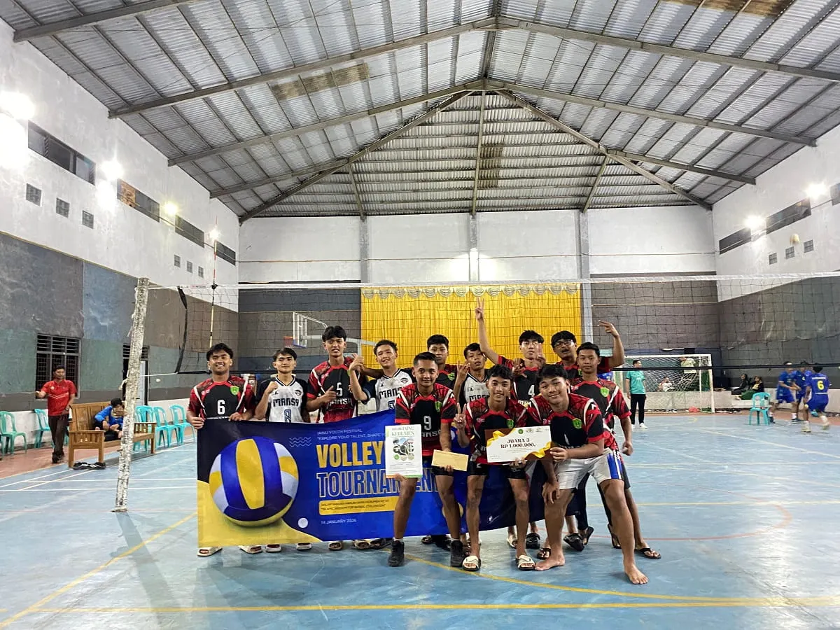 Tim Voli Putra MAN 1 Kebumen Raih Juara 3 di IAINU Youth Fest 2026