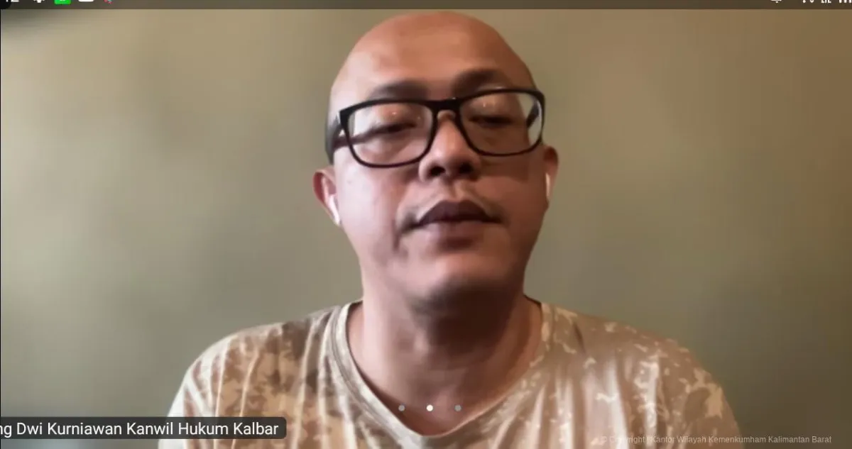 Kanwil Kemenkum Kalbar Imbau Pegawai Jaga Kesehatan Jelang Akhir Pekan