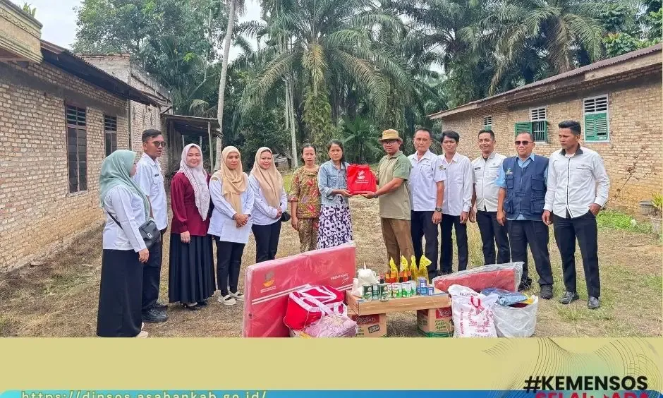 Dinas Sosial Salurkan Bantuan Sandang dan Pangan untuk Korban Kebakaran di Air Batu