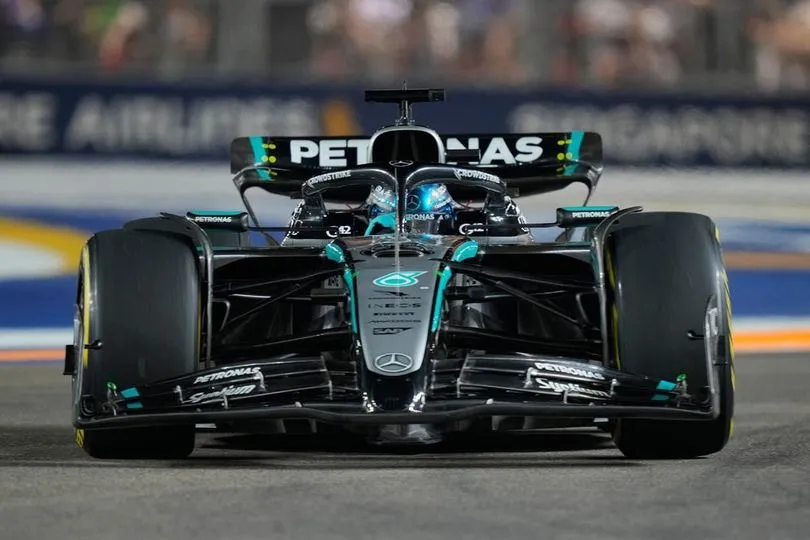 George Russell Menang di Formula 1 GP Singapura 2025