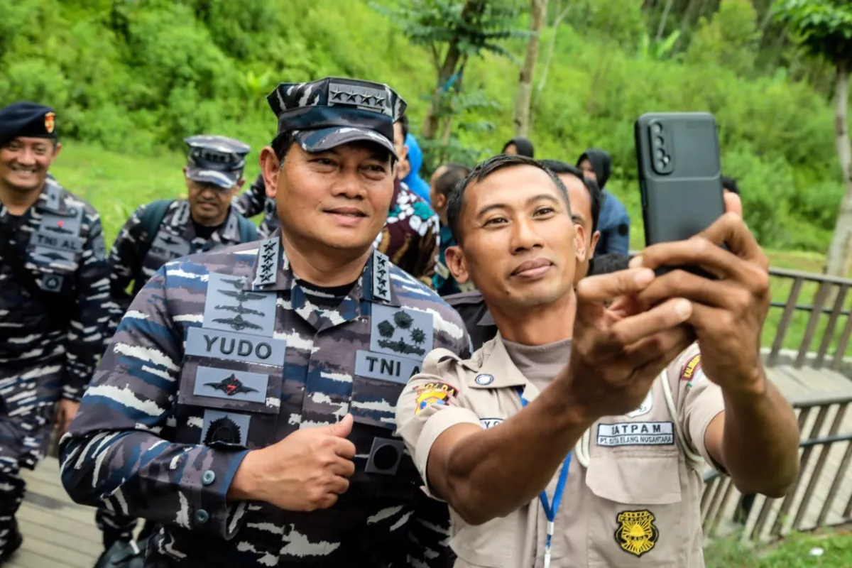 Pertemuan Berkesan Satpam IKN Nusantara dengan Kepala Staf Angkatan Laut