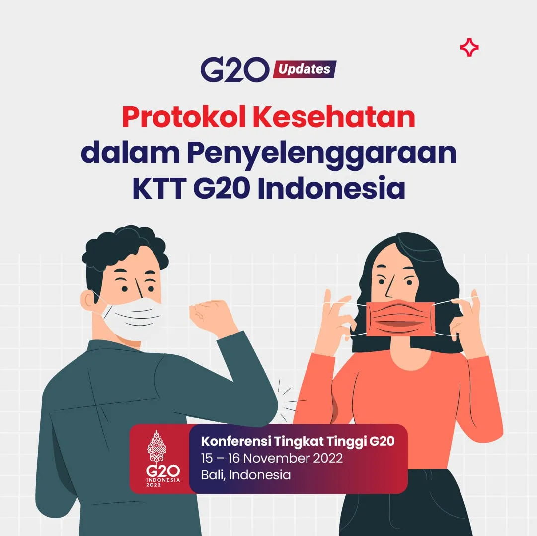 Kemenkes Terapkan Protokol Kesehatan KTT G20, Delegasi Wajib Vaksin dan Registrasi PeduliLindungi