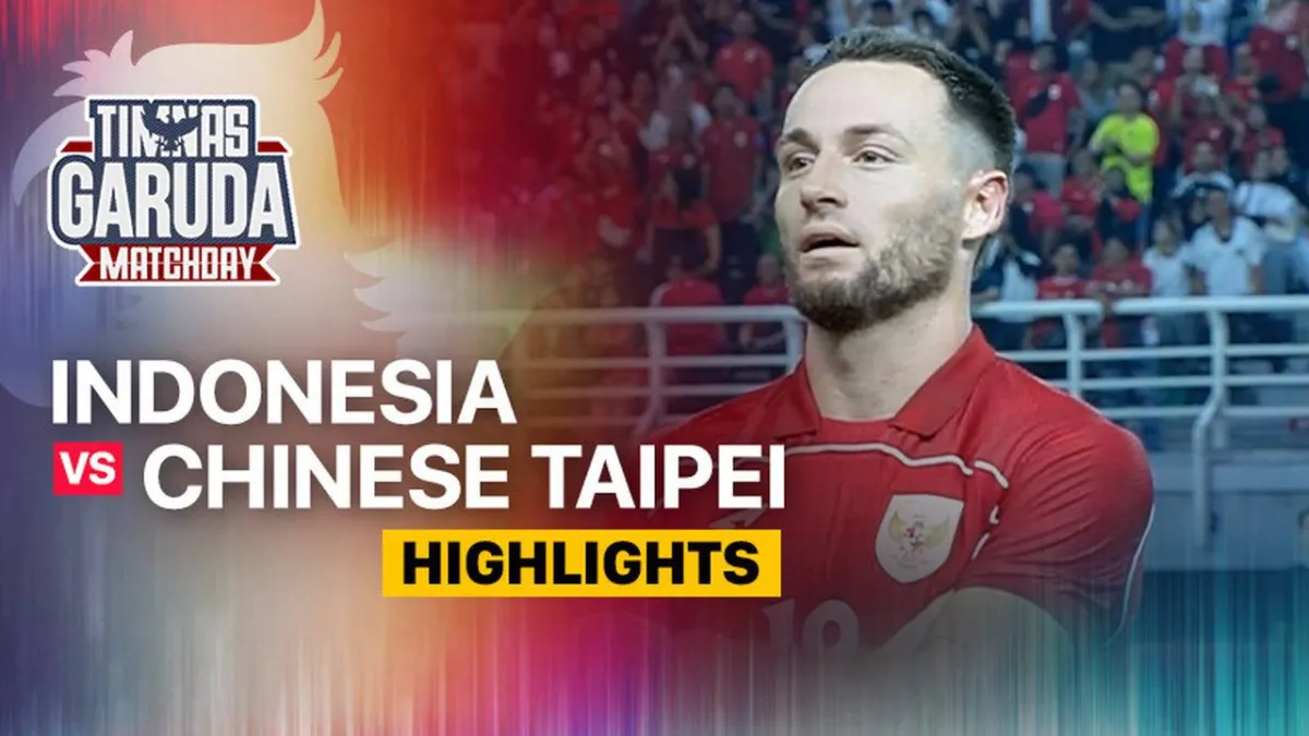 Pertandingan Timnas Garuda Melawan Chinese Taipei di Matchday 2025