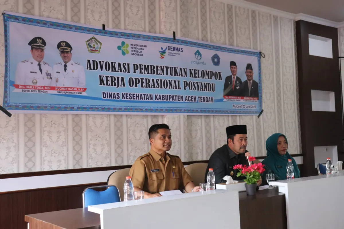 Bupati Haili Dorong Operasional Posyandu untuk Perkuat Pelayanan Dasar di Aceh Tengah