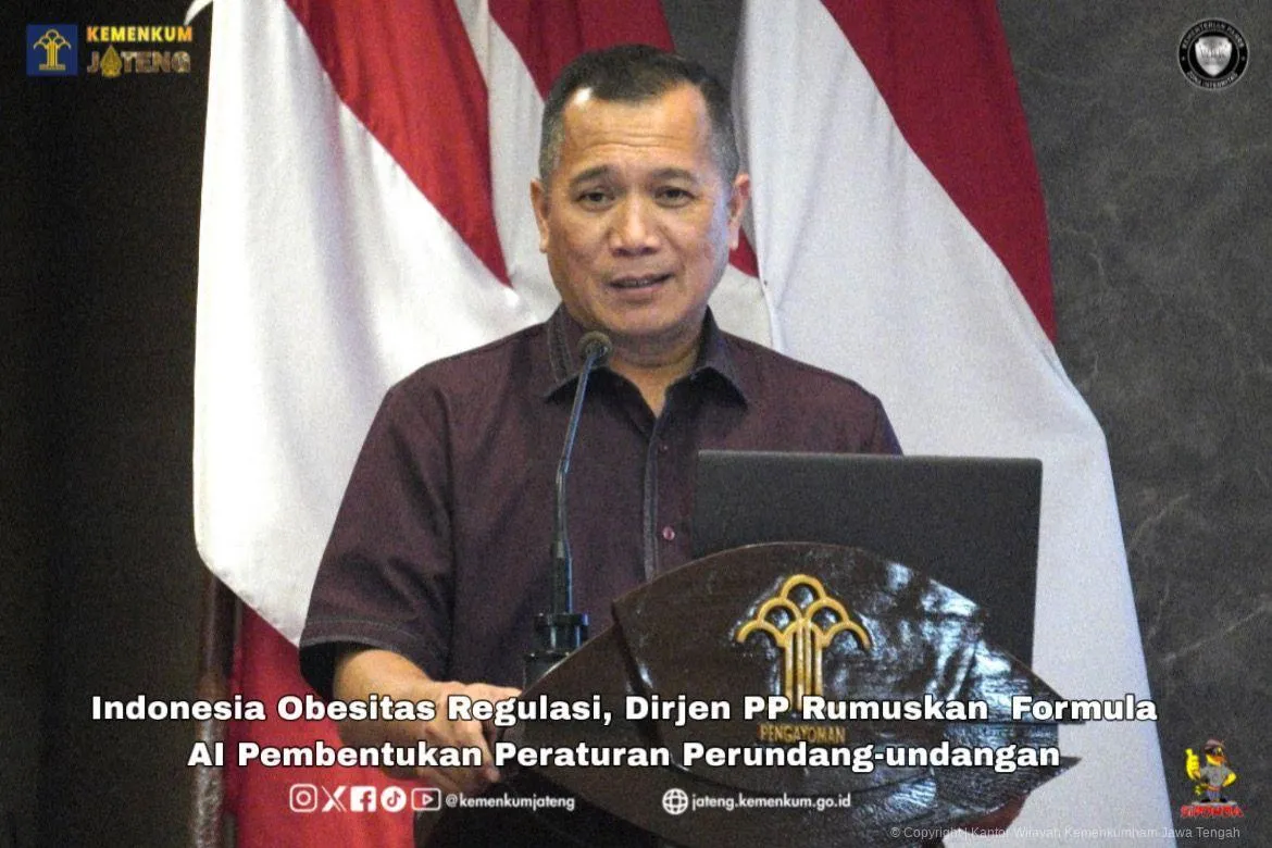 Dirjen PP Kemenkum Rumuskan Formula AI untuk Atasi Obesitas Regulasi