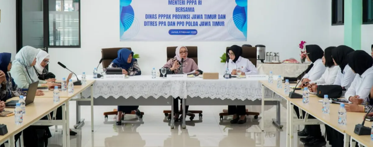 Menteri PPPA Tinjau Pelaksanaan SIMFONI PPA 3 di Jatim