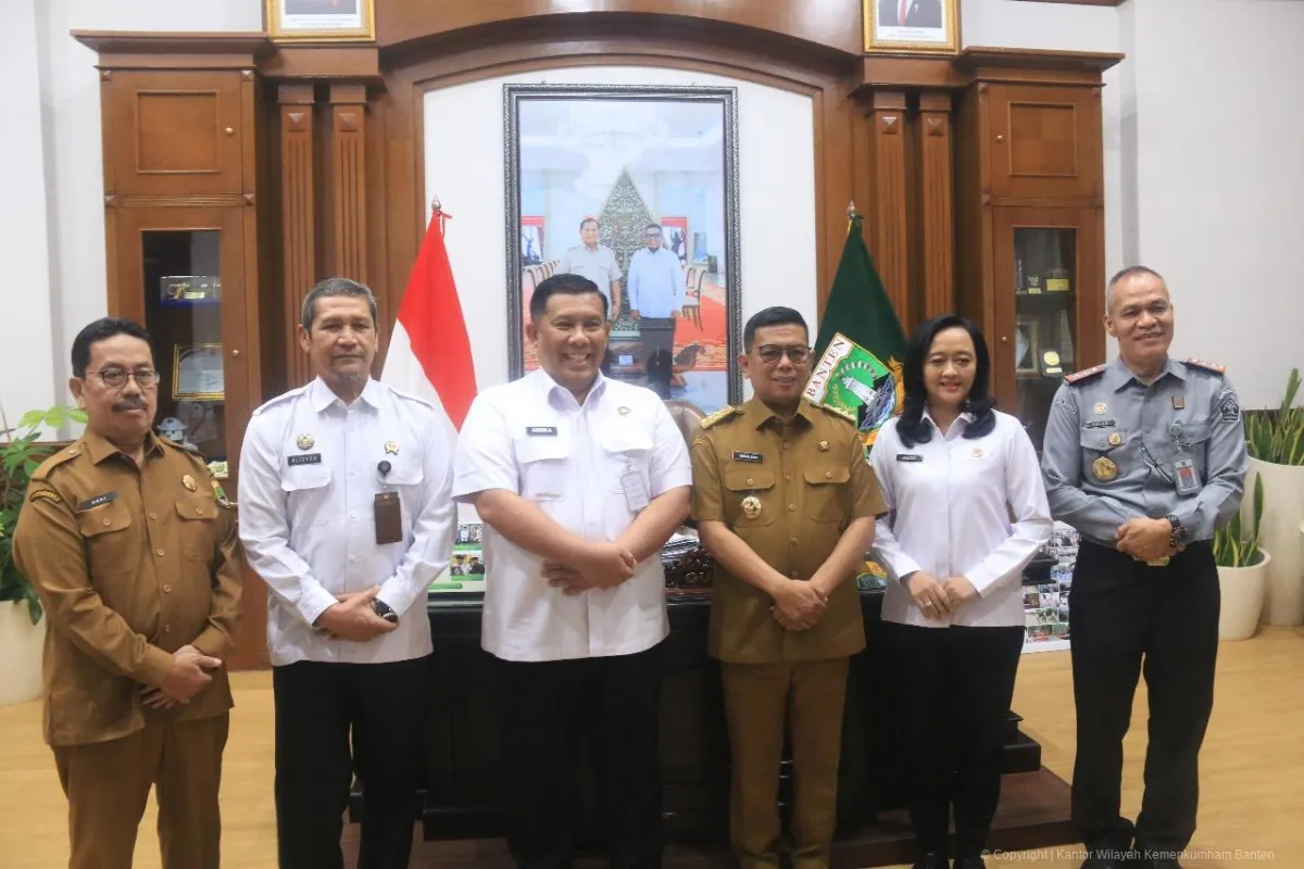 Audiensi Penting: Kemenkum Banten dan Gubernur Bahas Sinergi Hukum dan HAM