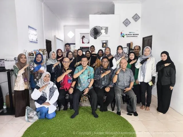 Kanwil Kemenkum Kalsel Dampingi 20 UMKM Rumah BUMN Banjarmasin Perkuat Penegakan Kekayaan Intelektual