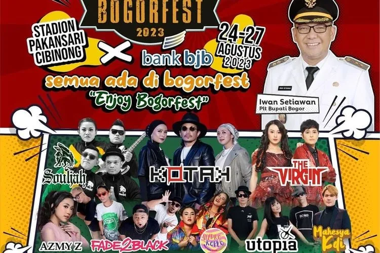 Bogor Fest 2023: Acara Gratis dengan Layanan Publik dan Informasi Lowongan Kerja