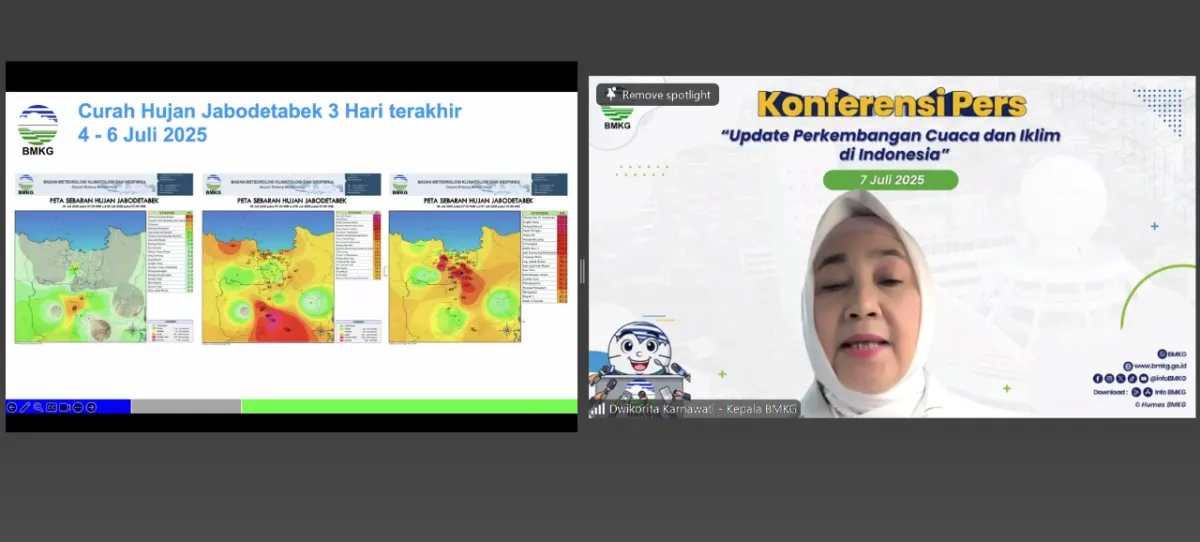 BMKG Prediksi Kemarau Basah hingga Oktober 2025, Waspadai Hujan Ekstrem dan Bencana Hidrometeorologi