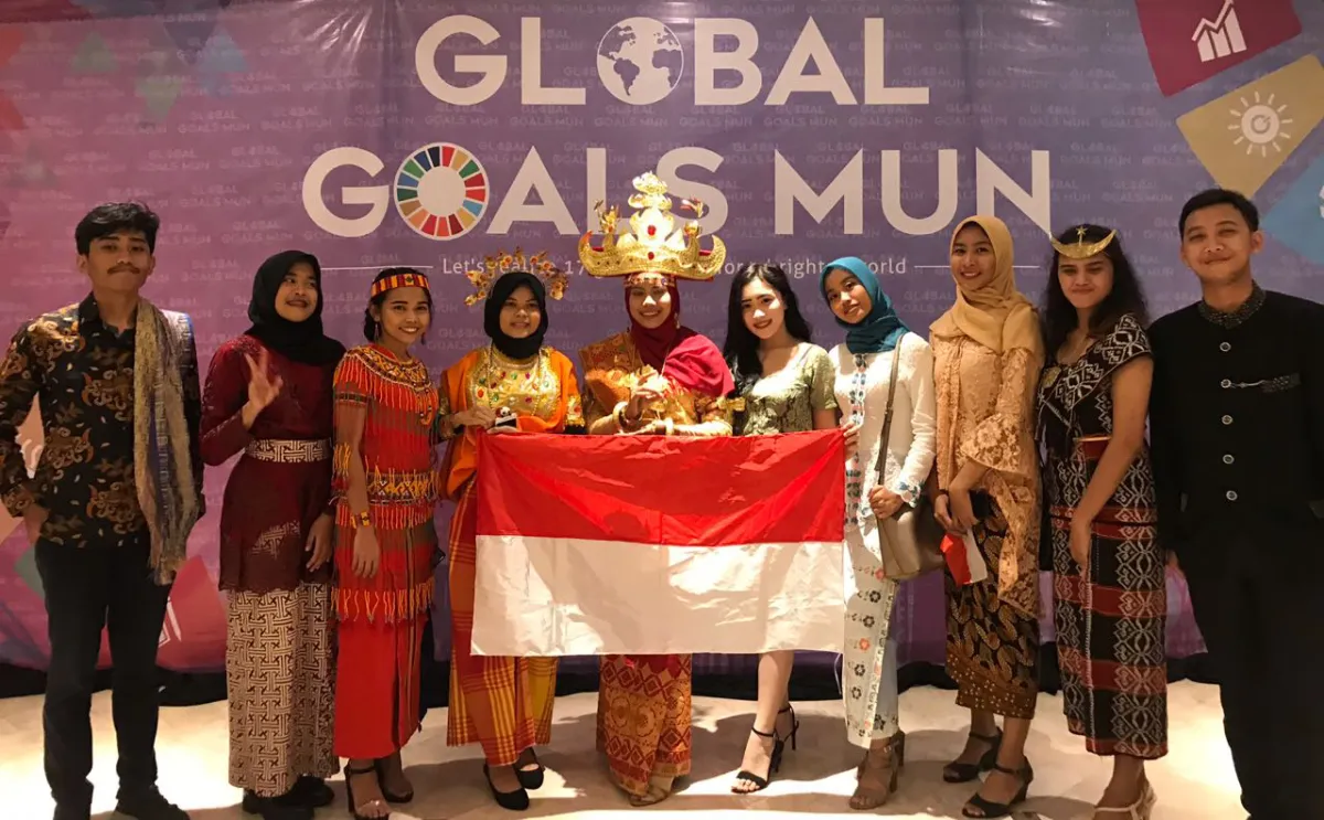 Mahasiswa UNAIR Duha Ziaun Ikuti Simulasi Sidang PBB Bahas Isu Pendidikan di Malaysia