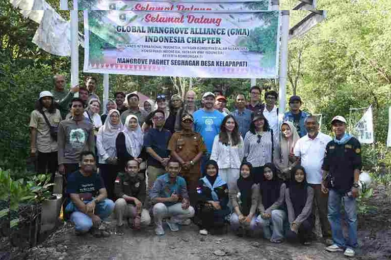 GMA Gelar Pertukaran Pembelajaran Konservasi Mangrove Internasional di Bengkalis