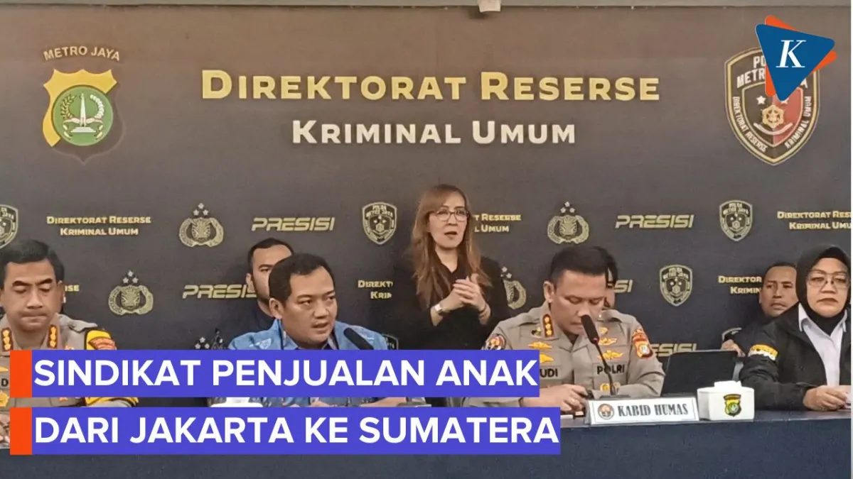 Polisi Tangkap 10 Tersangka Sindikat Perdagangan Anak, Mayoritas Perempuan