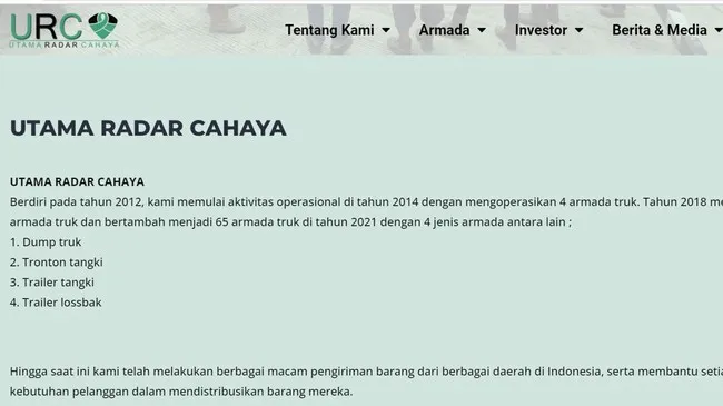 PT Utama Radar Cahaya Siap Laksanakan IPO dengan Harga Rp 110 - Rp 150/Saham