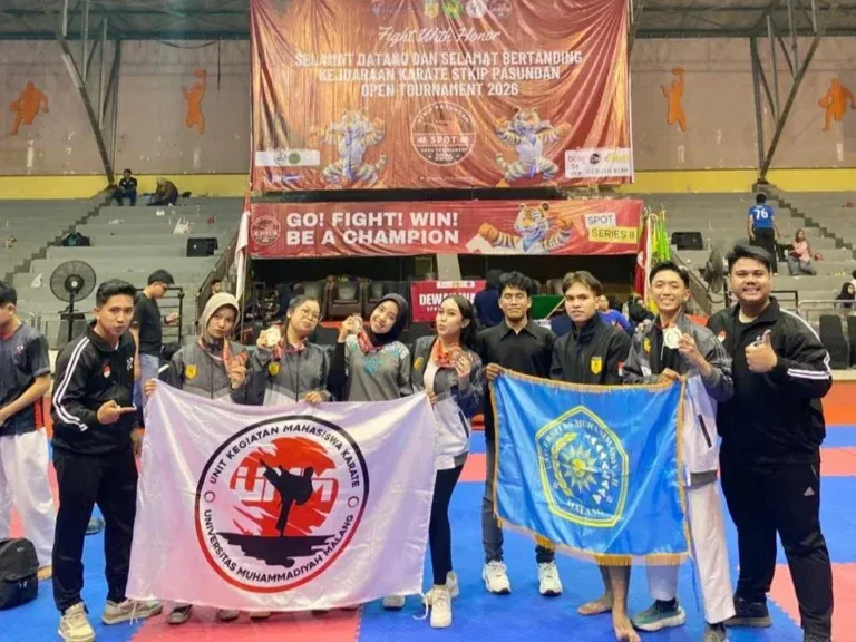 Tim Karate UMM Sukses Raih Enam Medali di Kejuaraan Nasional