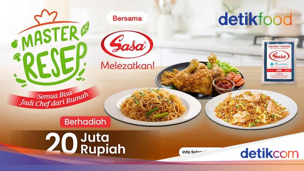 Kompetisi Master Resep Sasa Ajak Bagikan Masakan Rumahan, Hadiah Rp 2 Juta