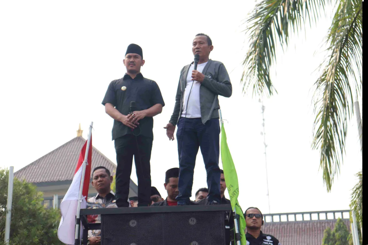 Bupati Bekasi Komitmen Tindaklanjuti Tuntutan Buruh