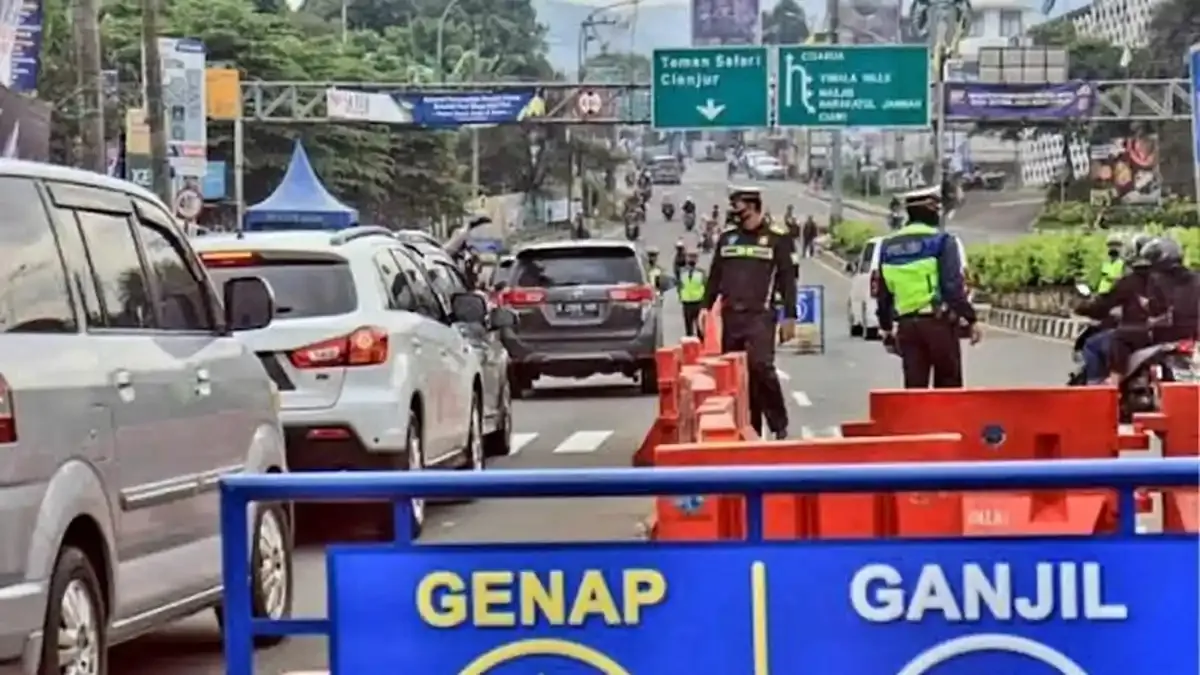 Jadwal Ganjil Genap dan One Way di Puncak Bogor 7–8 Februari 2026