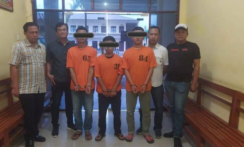 Polres Tanah Karo Tangkap Tiga Pelaku Pengeroyokan Viral