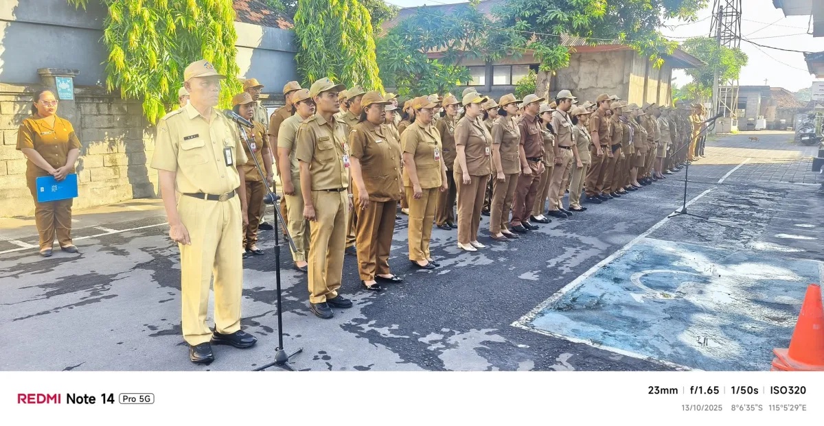 Inspektorat Buleleng Sidak Apel Pagi di OPD, Awasi Kehadiran dan Disiplin ASN