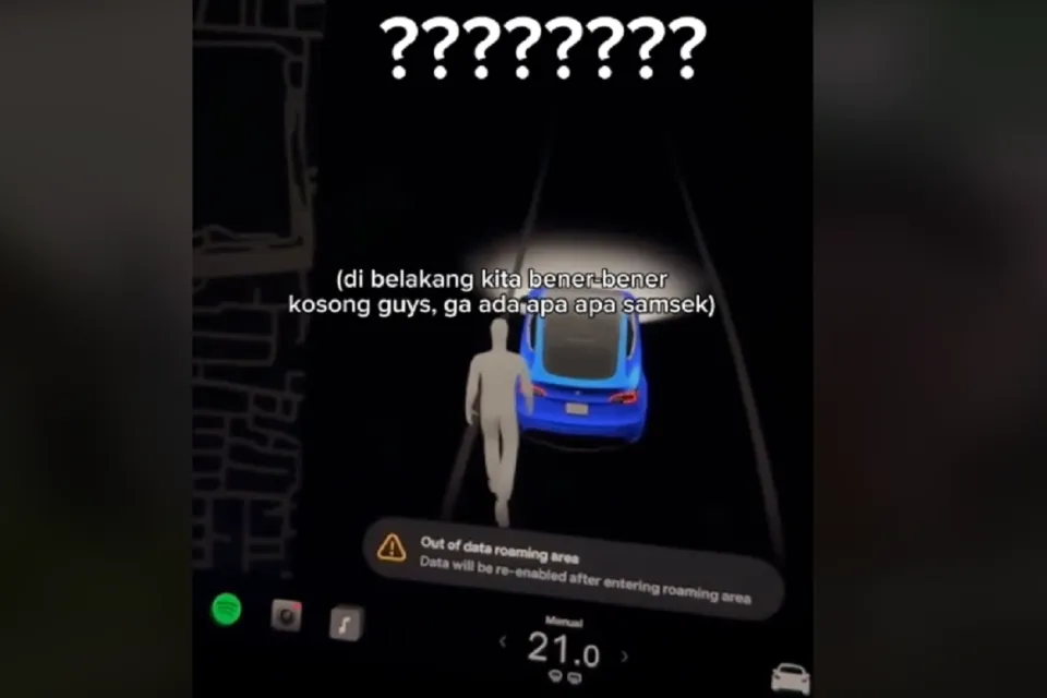 Pengalaman Warganet Menggunakan Sensor Mobil Tesla di Tempat Pemakaman Umum