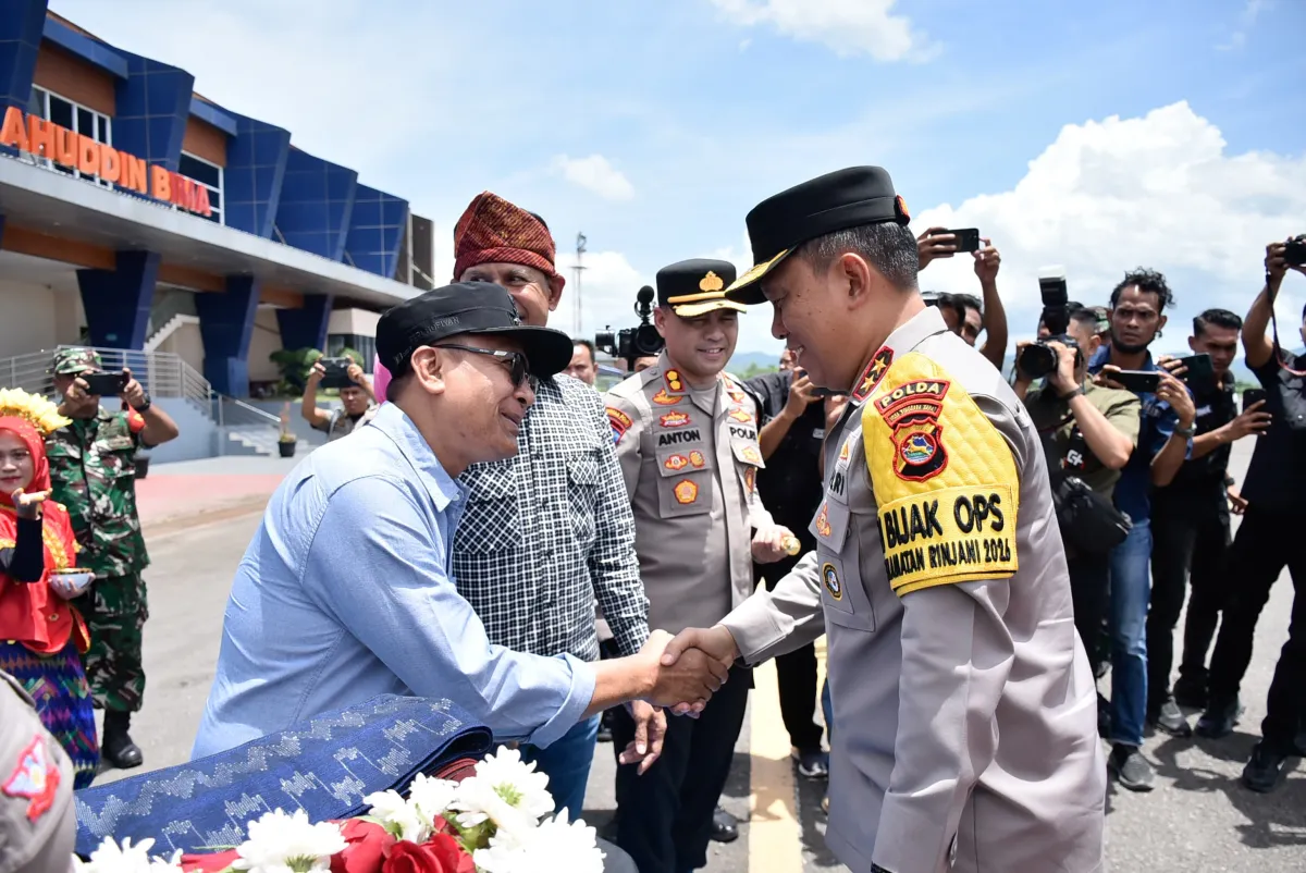 Wakil Wali Kota Bima Sambut Kapolda NTB Dalam Kunjungan Kerja