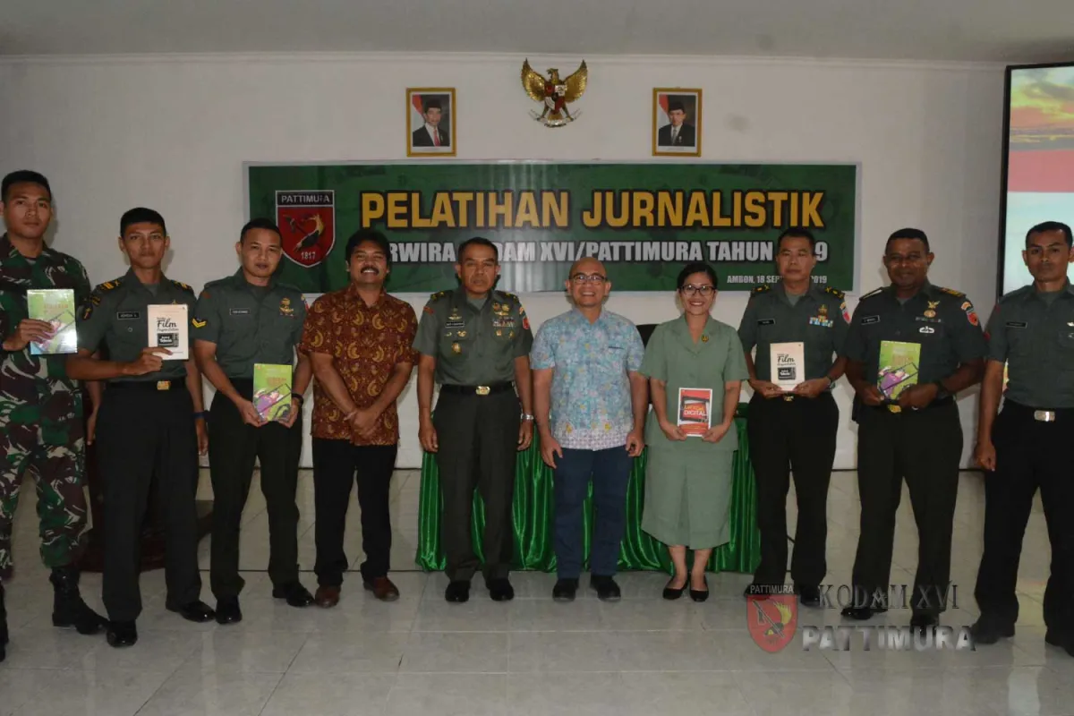 Kodam XVI/Pattimura Gelar Pelatihan Jurnalistik Empat Hari, 45 Perwira Ikut Program Akselerasi