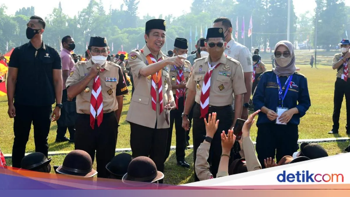 Jokowi Apresiasi Jambore Nasional XI Tahun 2022