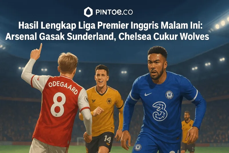 Arsenal dan Chelsea Menang, Aston Villa Tertahan di Liga Premier Inggris