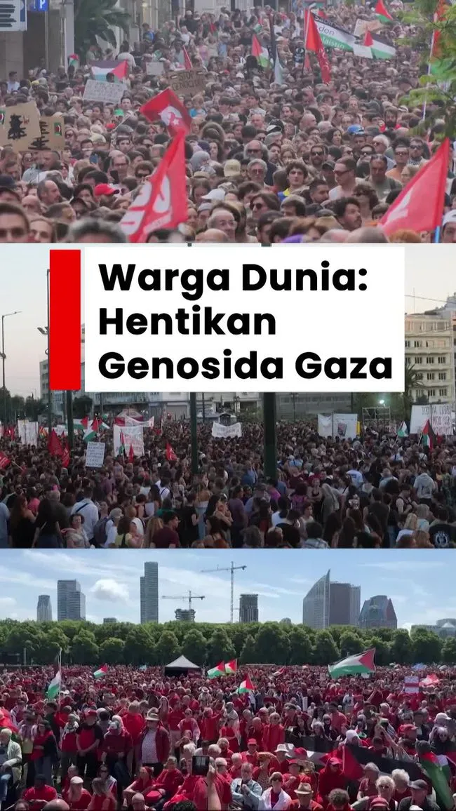 Demonstrasi Global Menuntut Penghentian Genosida di Gaza