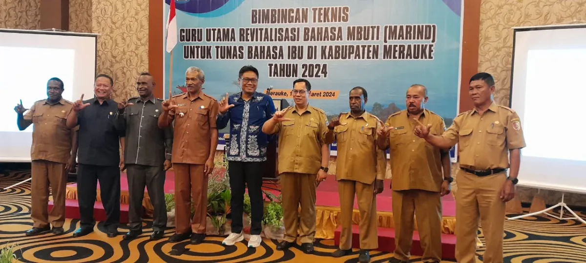 Bimtek Revitalisasi Bahasa Mbuti Digelar di Merauke